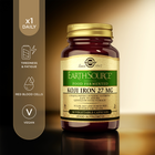 Solgar Earth Source Food Fermented Koji Iron 30 Capsules image 2