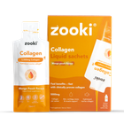 Zooki Marine Collagen 5,000mg, Mango Peach Flavour - 14x15ml Liquid Sachets image 1