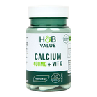 H&B Value Calcium 400mg + Vitamin D 30 Tablets image 1