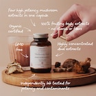 Mindful Extracts Organic Mushroom Blend 60 Vegan Capsules image 2