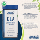 Applied Nutrition CLA L-Carnitine & Green Tea 100 Capsules image 2