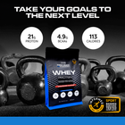 Whey Protein Strawberry 900g image 2