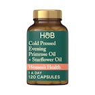 Holland & Barrett Evening Primrose & Starflower Oil 1000mg 120 Capsules image 1