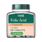 Holland & Barrett Folic Acid & Vitamin D3 90 Tablets image 1
