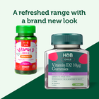 Holland & Barrett Kids Vitamin D 10µg 30 Gummies image 3