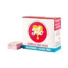 Flo Bamboo Day Period Pads with Wings - Super Absorbent, Soft, Thin (88 Pads) image 1