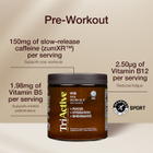 TriActive Pre-Workout Raspberry & Lime 225G image 2