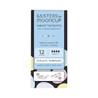 &SISTERS by Mooncup Organic Cotton Tampons with Applicator - Heavy 12 Pack image 1