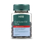 Holland & Barrett Pure Cod Liver Oil & Multivitamins 500mg 60 Capsules image 2