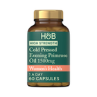 Holland & Barrett High Strength Cold Pressed Evening Primrose Oil 1500mg 60 Capsules image 1