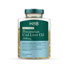 Holland & Barrett Pescatarian Cod Liver Oil 1000mg 120 Capsules image 2