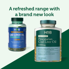 Holland & Barrett Pescatarian Cod Liver Oil 1000mg 120 Capsules image 4
