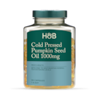 Holland & Barrett Cold Pressed Pumpkin Seed Oil 1000mg 90 Capsules image 2