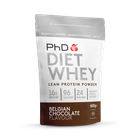 PhD Diet Whey Protein  Powder Belgian Chocolate 600g image 1