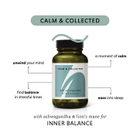 The Herbtender CALM & COLLECTED with Ashwagandha and Lion's Mane 60 Vegan Capsules image 2