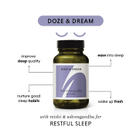 The Herbtender DOZE & DREAM with Reishi and Ashwagandha 60 Vegan Capsules image 2