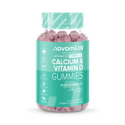 Novomins Calcium & Vitamin D Peach Flavoured 60 Gummies image 1
