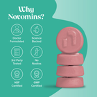 Novomins Calcium & Vitamin D Peach Flavoured 60 Gummies image 8