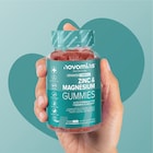 Novomins Zinc, Magnesium & Vitamin B6 Strawberry Flavoured 60 Gummies image 4