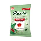 Ricola Eucalyptus Cherry Sugar Free Cough Drops 70g Bag image 1