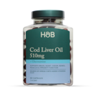 Holland & Barrett Cod Liver Oil 510mg + Glucosamine 60 Capsules image 1