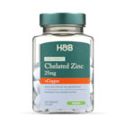 Holland & Barrett High Strength Chelated Zinc & Copper 120 Tablets image 1