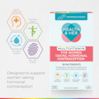 Health & Her Contraceptive Multivitamin Support 60 Tablets image 7