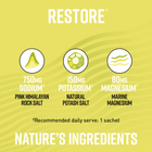 Restore Electrolytes Lemon & Lime 7 x 5.1g Sachet image 5