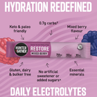 Restore Electrolytes Mixed Berry 7 x 5.9g Sachet image 5