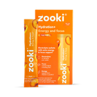 Zooki Hydration+ Energy & Focus, Peach Flavour 7 Sachets image 1