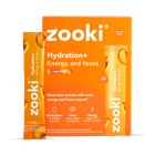 Zooki Hydration+ Energy & Focus, Peach Flavour 30 Sachets image 1