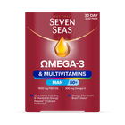 Seven Seas Omega-3 & Multivitamins Man 50+ 30 Tablets & 30 Capsules (1 Month Supply) image 1
