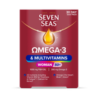 Seven Seas Omega-3 & Multivitamins Woman 50+ 30 Tablets & 30 Capsules (1 Month Supply) image 1