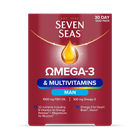 Seven Seas Omega-3 & Multivitamins Man 30 Tablets & 30 Capsules (1 Month Supply) image 1