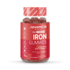 Novomins Iron 20mg + Vitamin C Strawberry Flavoured 60 Gummies image 1