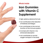 New Leaf Products Iron With Vitamin C 60 Gummies image 2