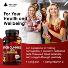 New Leaf Products Iron With Vitamin C 60 Gummies image 3