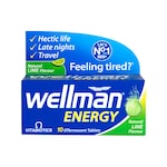 Vitabiotics Wellman Energy 10 Lime Flavour Effervescent Tablets
