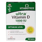 Vitabiotics Ultra Vitamin D 1000 IU Optimum Level 96 Tablets