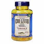 Holland & Barrett Cod Liver Oil 1000mg 120 Softgel Pescatarian Capsules