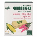 Amisa Organic Gluten Free Quinoa Fibre+ Crispbread 100g