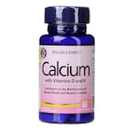 Holland & Barrett Calcium with Vitamins D and K 60 Tablets