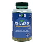 Holland & Barrett Pure Cod Liver Oil with Evening Primrose Oil 500mg 120 Capsules