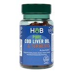 Holland & Barrett Pure Cod Liver Oil & Turmeric 60 Capsules