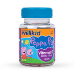 Vitabiotics Wellkid Peppa Pig Vitamin D Strawberry Flavour 400iu 30 Jellies