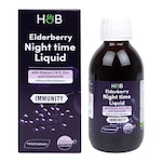 Holland & Barrett Elderberry Night time with Vitamin C&D, Zinc & Chamomile 200ml Liquid