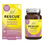 Bach RESCUE Balance & Positivity 30 Vegan Capsules