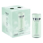 TRIP Multipack Lemon Basil CBD Drinks 4x 250ml