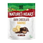 Natures Heart Dark Chocolate Banana 75g