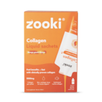 Zooki Marine Collagen 5,000mg, Mango Peach Flavour - 14x15ml Liquid Sachets